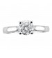 Classic Solitaire Engagement Ring in 14k White Gold