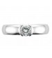 Classic Solitaire Engagement Ring in 14k White Gold