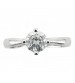 Classic Solitaire Engagement Ring in 14k White Gold