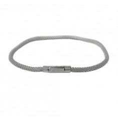 Mesh Style 3mm Bracelet, Sterling Silver