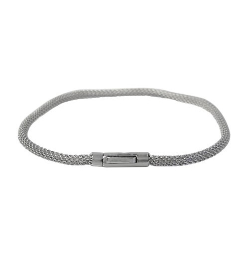 Mesh Style 3mm Bracelet, Sterling Silver