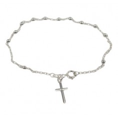 Oval Link Rosary Bracelet, Sterling Silver