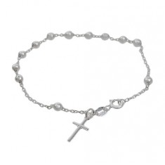 Oval Link Rosary Bracelet, Sterling Silver