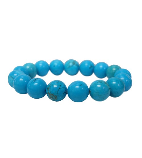 Blue Turquoise Elastic Bracelet