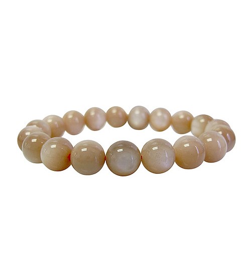 Pink Moonstone Elastic Bracelet