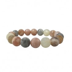 Multi Moonstone Elastic Bracelet