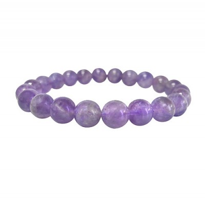 Lavendar Amethyst Elastic Bracelet