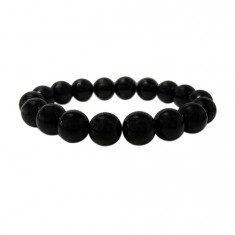 Black Obsidian Elastic Bracelet