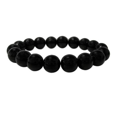 Black Obsidian Elastic Bracelet