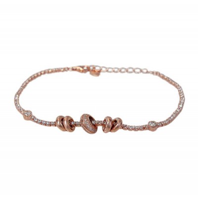 Cubic Zirconia Tennis Bracelet, Sterling Silver