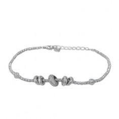 Cubic Zirconia Tennis Bracelet, Sterling Silver