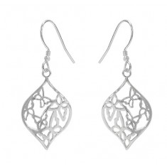 Butterfly Dangle Earring, Sterling Silver