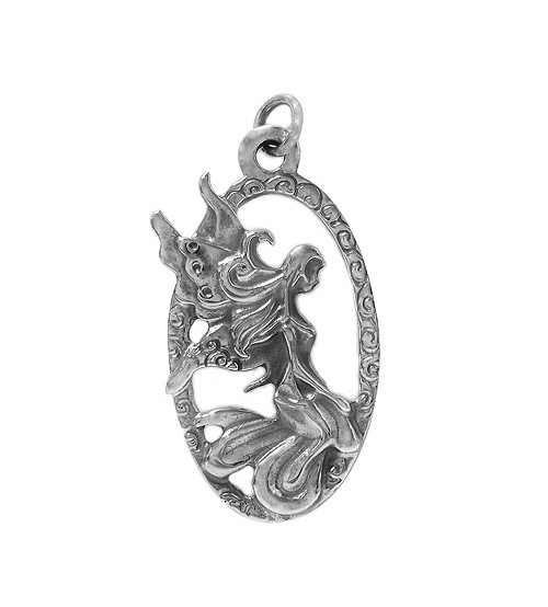 Fairy Pendant, Sterling Silver