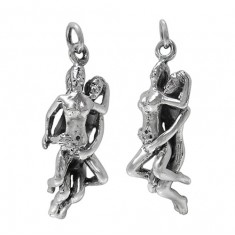 Sexy Couple Pendant, Sterling Silver