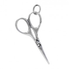 Scissor Pendant, Sterling Silver