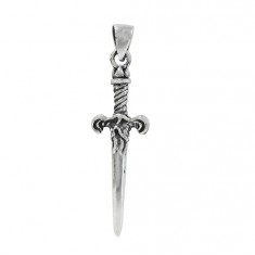 Sword Pendant, Sterling Silver