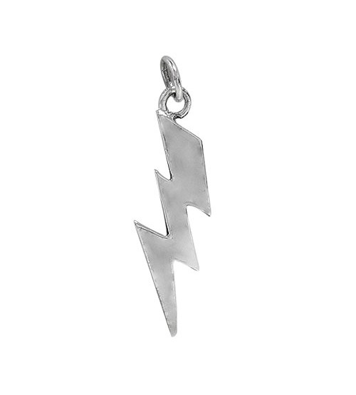 Lightning Bolt Pendant, Sterling Silver