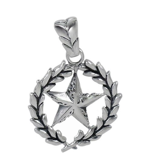 Smooth Unique Star Pendant, Sterling Silver