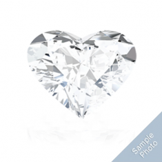 0.41 Carat E-Colour VS2-Clarity Good Cut Heart Diamond