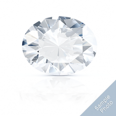 0.81 Carat F-Colour I1-Clarity Good Cut Oval Diamond